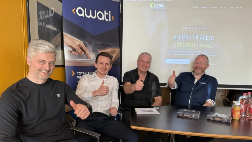 Ny nettside med Awati